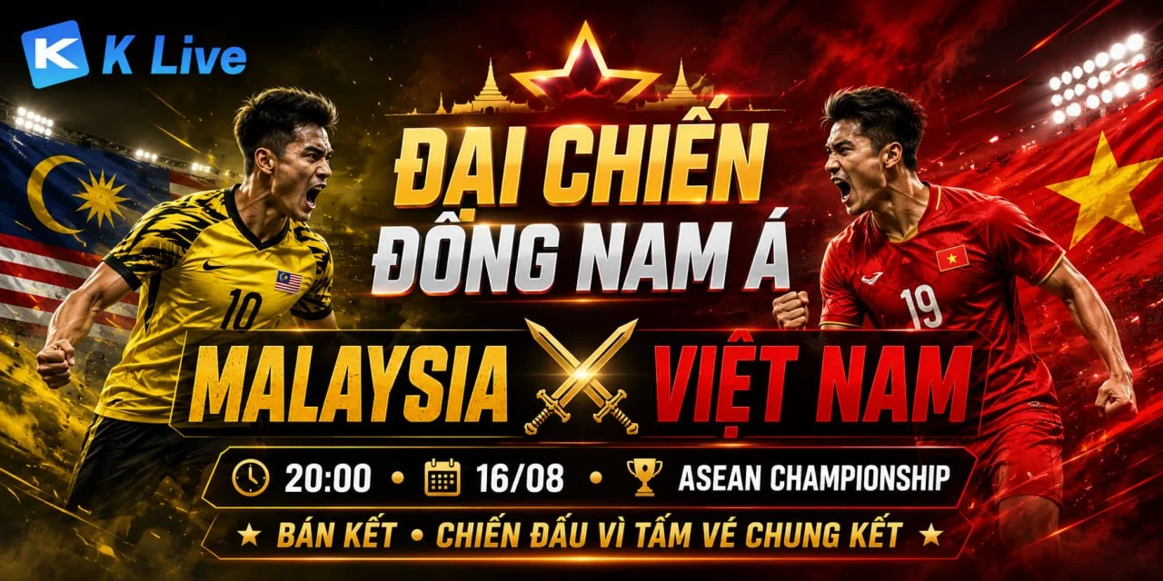 VIỆT NAM ĐỐI ĐẦU MALAYSIA: BÀI TOÁN LỚN Ở LƯỢT ĐI BÁN KẾT ASEAN CUP 2026
