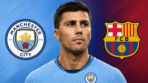 RODRI RỜI MAN CITY ĐỂ GIA NHẬP BARCELONA: BOM TẤN 65,4 TRIỆU BẢNG ĐẢO LỘN CẢ HAI TUYẾN GIỮA