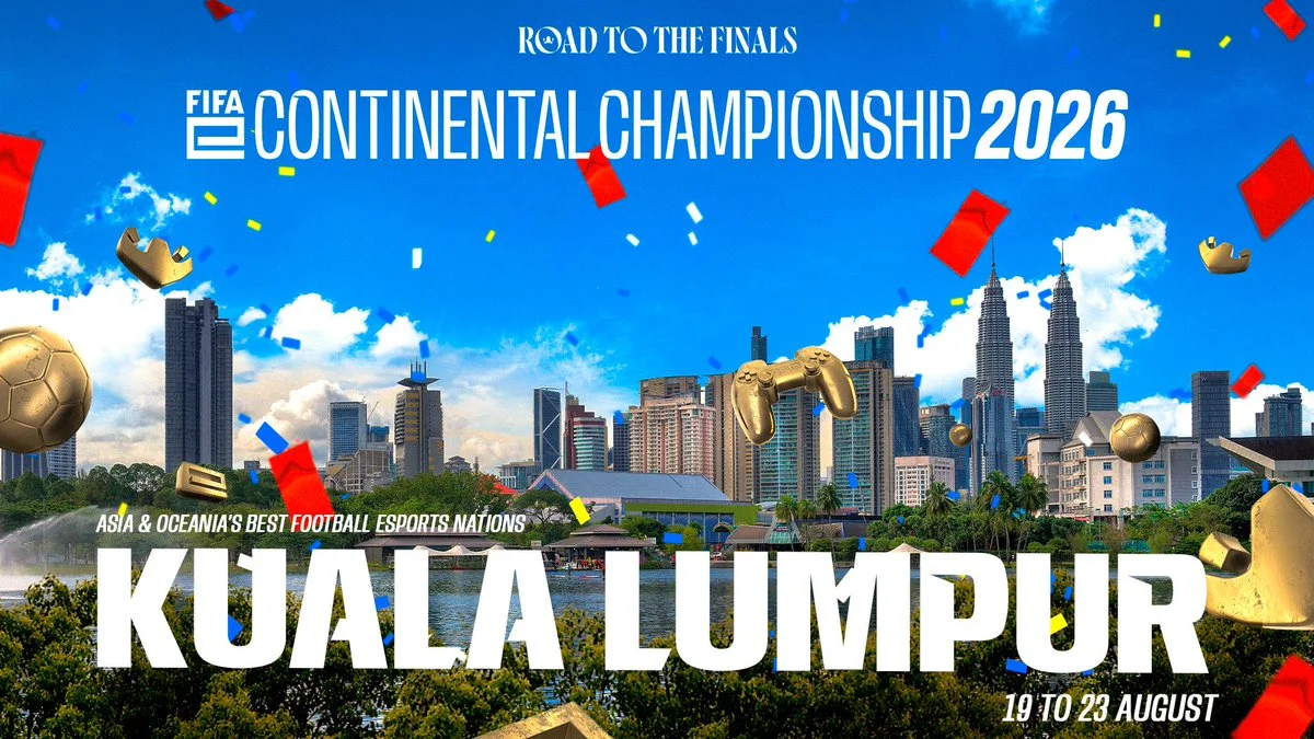 FIFAE CONTINENTAL CHAMPIONSHIP ASIA 2026: 8 ĐỘI TUYỂN TRANH VÉ WORLD CUP TRÊN ROCKET LEAGUE