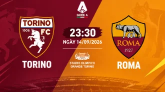 TORINO VS ROMA: GASPERINI ĐỨNG TRƯỚC BÀI TOÁN XOAY TUA SAU MÀN RA MẮT CHAMPIONS LEAGUE