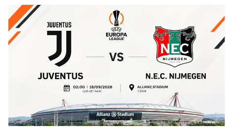 JUVENTUS VS N.E.C.: “BÀI TEST” EUROPA LEAGUE ĐẾN ĐÚNG LÚC BIANCONERI CẦN PHẢN ỨNG